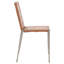 Chaise d'appoint rembourrée en cuir Brett-301507473-301507474