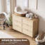 Commode 6 tiroirs Rattan-1659842414