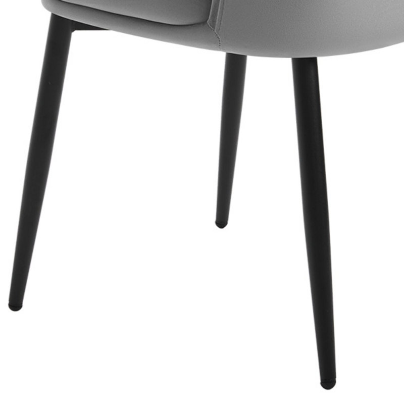 49Cm H Modern Velvet Upholstered Dining Chair for Kitchen/Dining Room, Grey