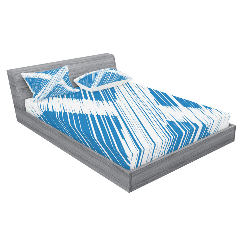 Microfiber Sheet Set, Queen Sheet Set with Fitted Sheet