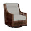 Fauteuil pivotant pour l'extérieur en résine tressée Pen-N-Dura-404407340-508110293-535929811