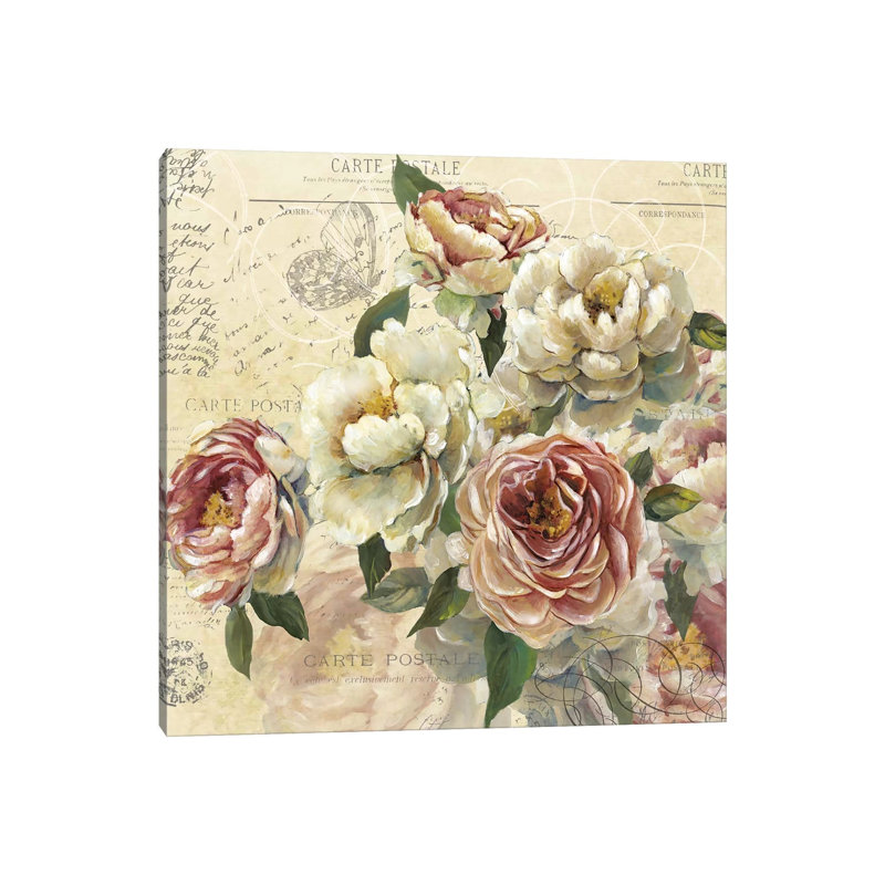 Scented Letter I by Carol Robinson - Print on Canvas, Wrapped Canvas, 45.72 cm H x 45.72 cm W x 1.91 cm D