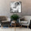 Art mural sur toile, "Nuage tourbillon 2" par Alicia Ludwig