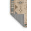 Tapis beige lavable à la machine Afyon