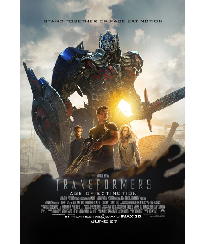 Transformers Age of Extinction, H 24 po x l 16 po