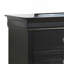 Commode de rangement noire Elegant Traditional