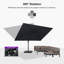 3.3m x 2.5m Rectangular Cantilever Parasol-1311011525