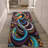 Floral Medallion Design Non Woven Soft Printed Rug for Home and Office Decor-114335349