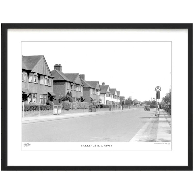 Barkingside, C1955 by Francis Frith - Single Picture Frame Print, 28cm H x 36cm W x 2.3cm D