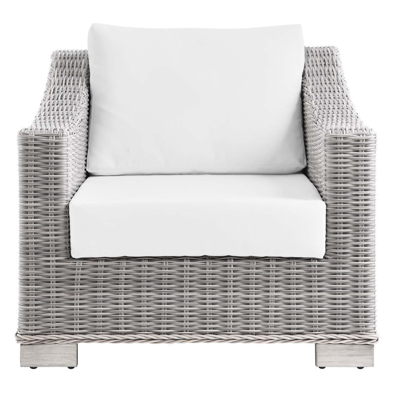 Fauteuil Modway Conway, Sunbrella® blanc