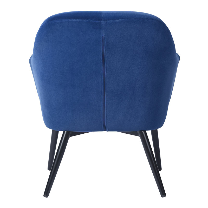 Jimmy Velvet Armchair, Blue