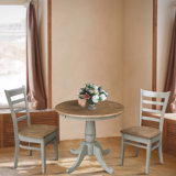 Bernuth 2 - Person Solid Wood Dining Set