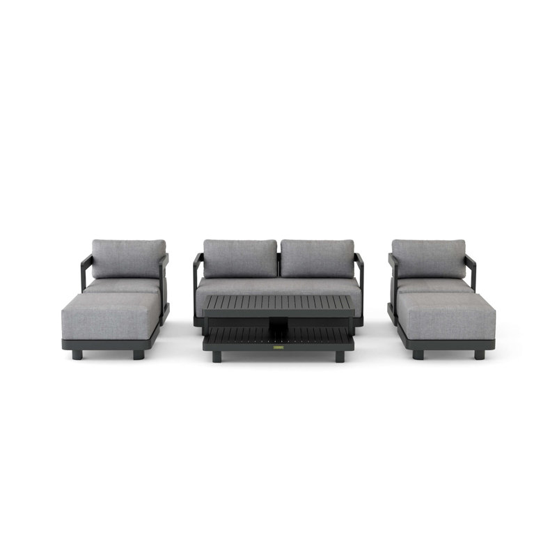 ENSEMBLE DE 6 PIÈCES EN ALUMINUM GRANADA ENSEMBLE 6 pièces PC-602-AL, Ardoise Cast