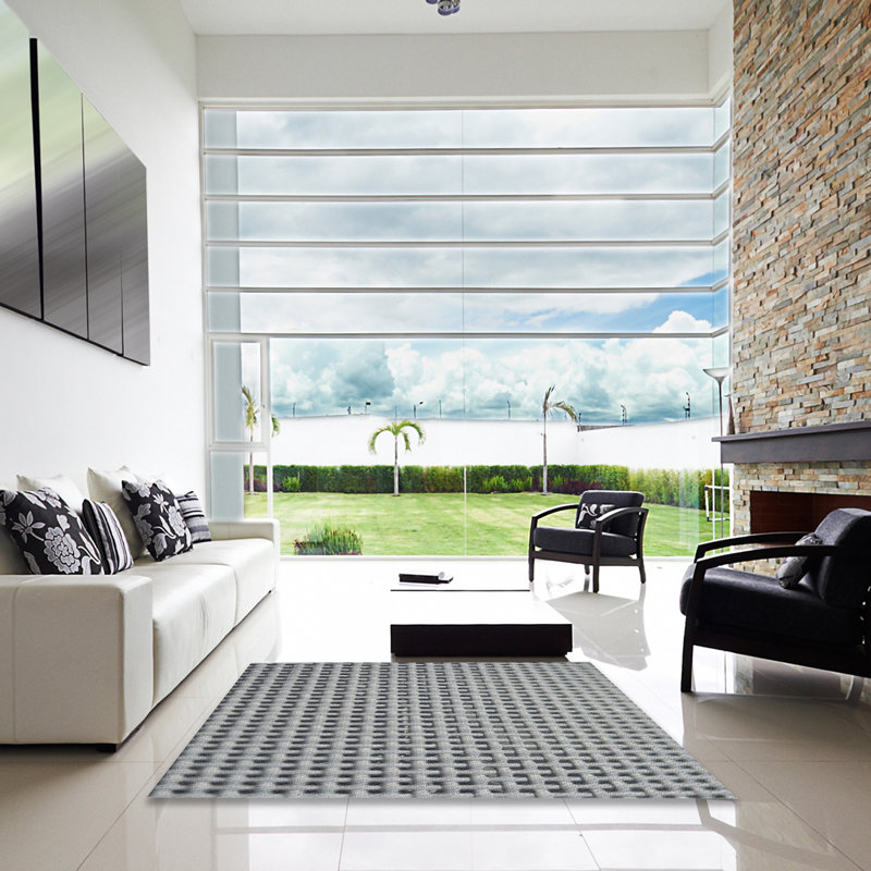Tapis gris Verdia, Carré 6 pi