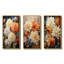 «Chrysanthemums Autumn Collage», 3 pièces sur toile-938386739-938386736