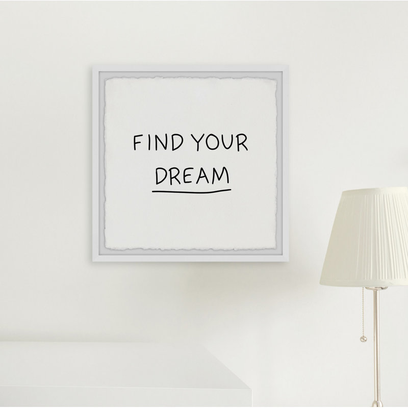 Find Your Dream IV - Single Picture Frame Print, 30cm H x 30cm W x 3.81cm D