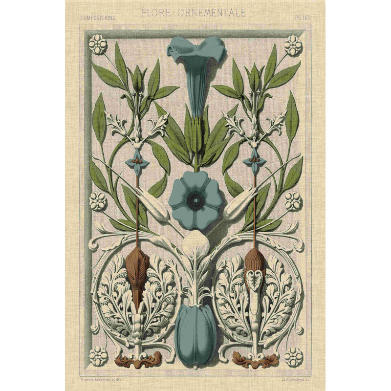 Flourish décoratif I, H 48 po x l 32 po