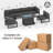 Tuyen 7-Piece 6-Person Outdoor Patio All-Aluminum Sectional Conversation Set with 60,000 BTU Fire Pit Table and 4" High-Resilience Foam Cushions-1934621439-1882247289