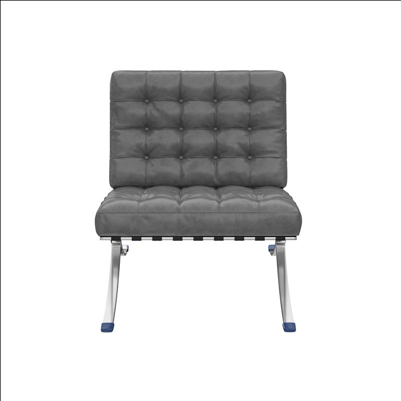 Méridienne pliable Mid-Century, Gris foncé