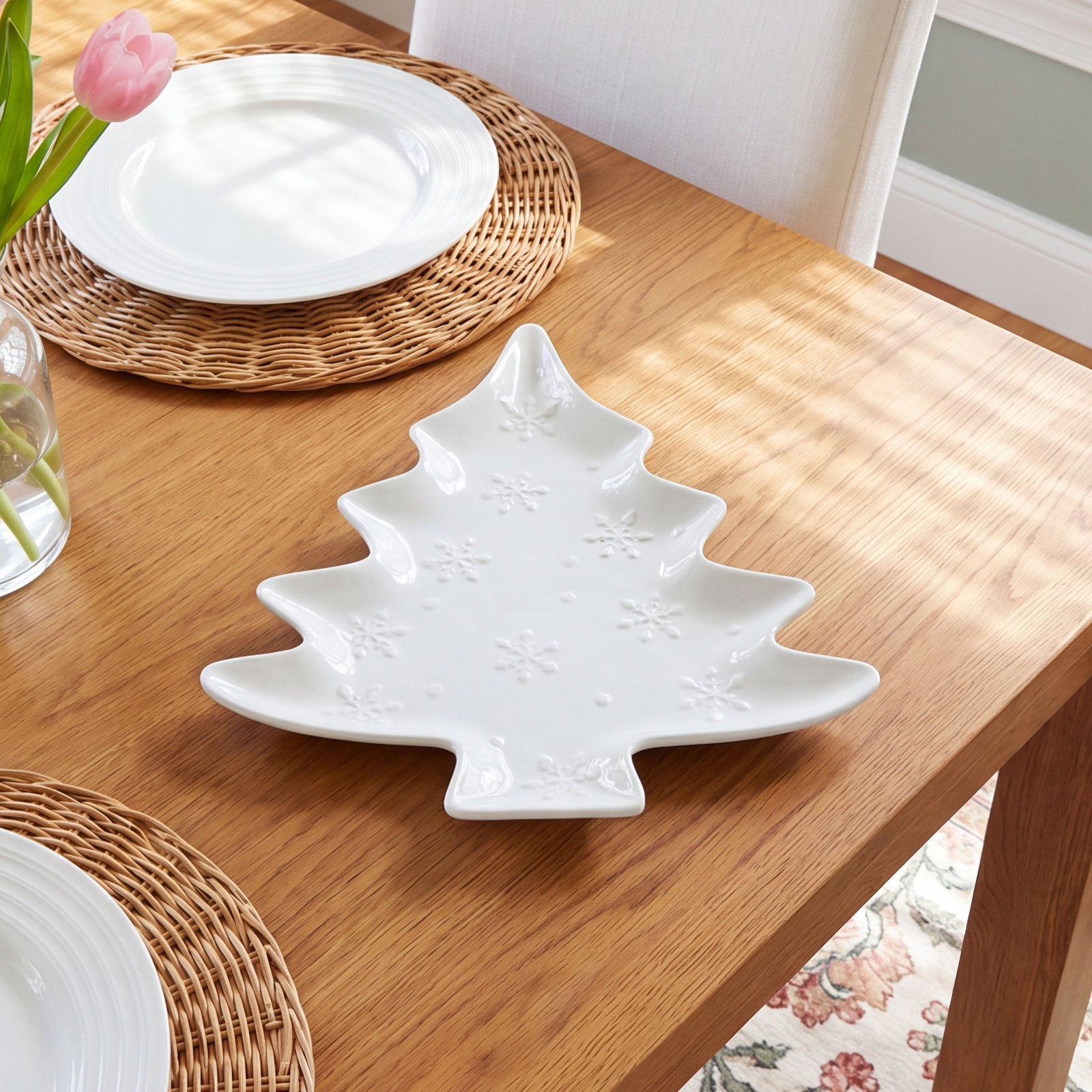 Winterfest Platter, White