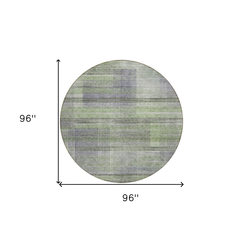 Tapis rond 8 po