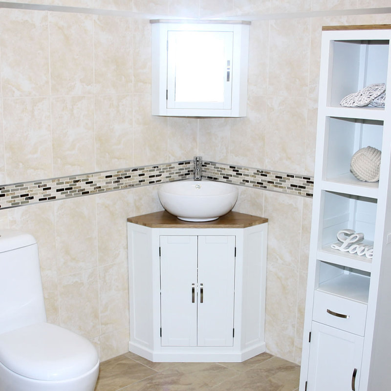 Ananda 550mm Single Bathroom Vanity with Vessel Ceramic Basin