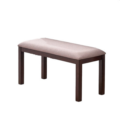 Banc de salle à manger contemporain en bois massif
