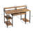 Computer Desk, Home Office White With Keyboard Tray, Study Writing Table Studio Work With Shelf-1041601870-1041601871