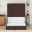 Grand lit escamotable avec coussin-436776205