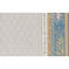 Hand-Knotted High-Quality Beige and Teal Area Rug