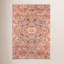 Ophelia Hand Knotted Wool Area Rug in Red-1853867271