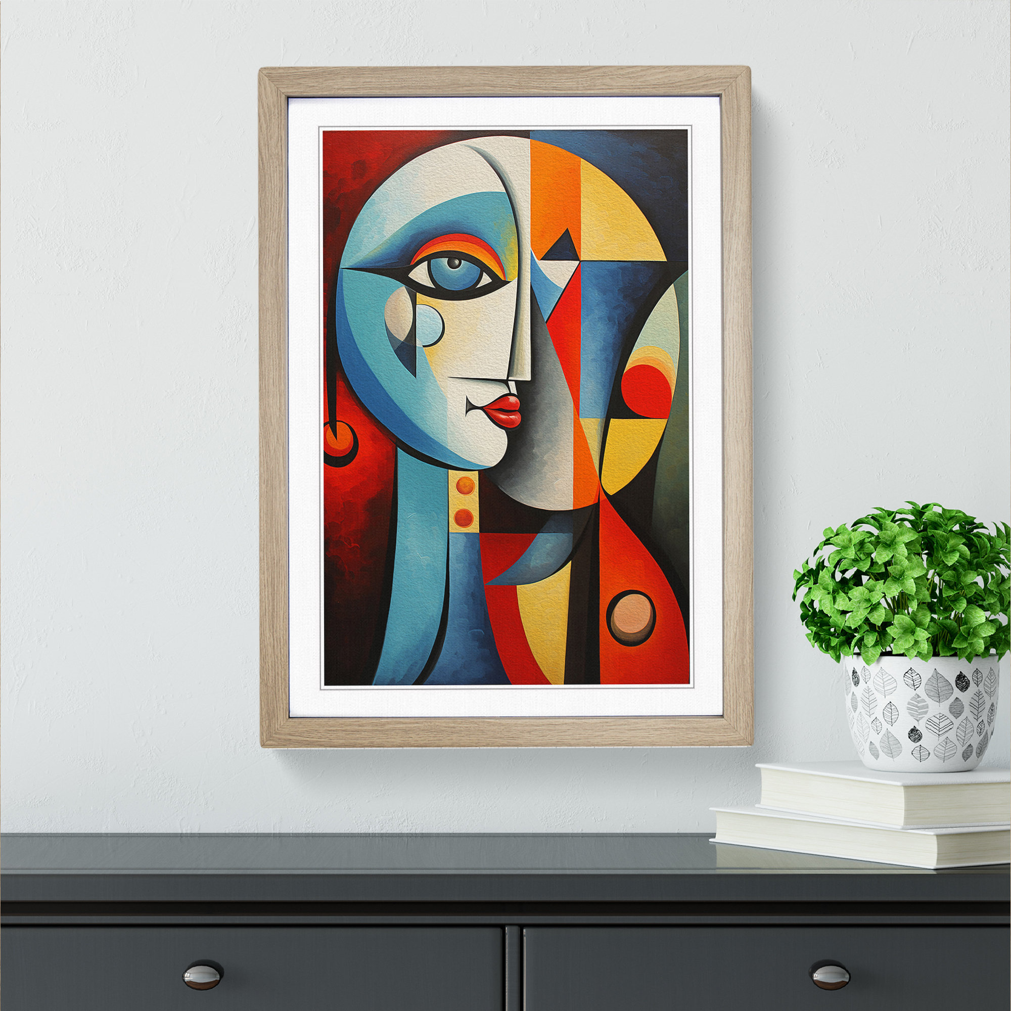 Pablo Picasso,House in a Garden,large wall art,framed store wall art,canvas wall art,large canvas,M6478