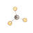 Madelen 3 - Light Steel Dimmable Chandelier