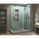 Coraline 60" W x 32" D x 80" H Frameless Rectangle Sliding Shower Enclosure with Fixed Panel