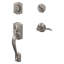 Ensemble de poignées Camelot avec pêne dormant, levier de porte décoratif et rosette-41220909-40880779