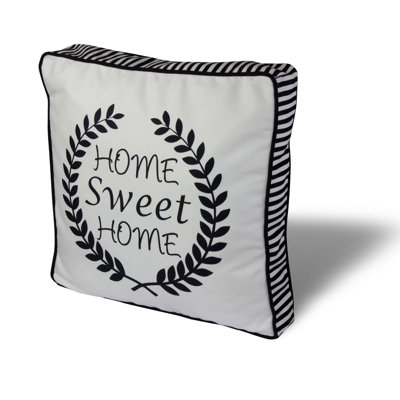 Premium 16.5 x 16.5 Inch Cushion, 50% Cotton / 50% Polyester, Washable & Ironable, Silicone Filling, Concealed Zip, Removable Cover | Comfortable Decorative Pillow for Home, Office & Outdoor Use