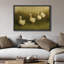 «Marching Ducks», reproduction d'art sur toile - décor de peinture animalière champêtre fantaisiste pour la cuisine ou la chambre de bébé-115210020-115210026-115210028