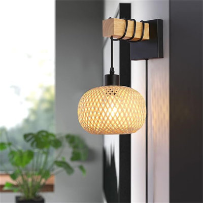 Briallen Plug-in Candle Wall Light