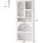 Geometric Arched 5-Shelf Art Display Bookcase