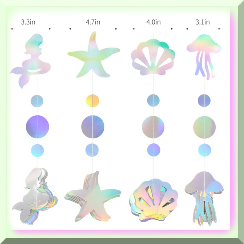Purple Glitter Good Luck Banner and Decorations