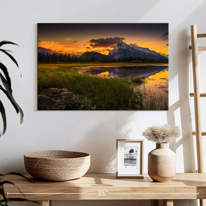 Lever de soleil des Rocheuses canadiennes Nicci, H 16 po x l 24 po