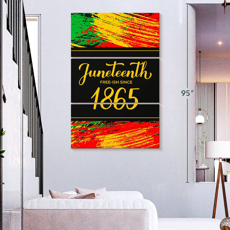 Lelend Celebrate Juneteenth, 57" H x 36" W