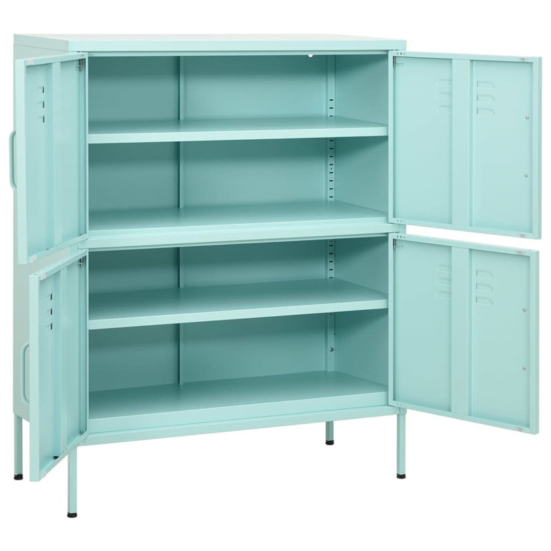 Classeur autoportant avec tablettes pour le bureau, Menthe