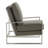 Lexington Avenue Modern Leather Accent Armchair - Brushed Stainless Steel Sled Base Mid Century Luxury Lounge Chair-1546508922-1582202555