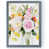 Toile avec cadre gris