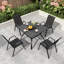 ENSEMBLE DE 4, CHAISE DE PORTE, JARDIN