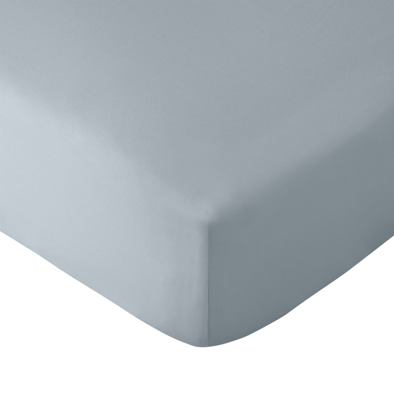 So Soft Easy Iron Fitted Sheet, Slate Grey, Double