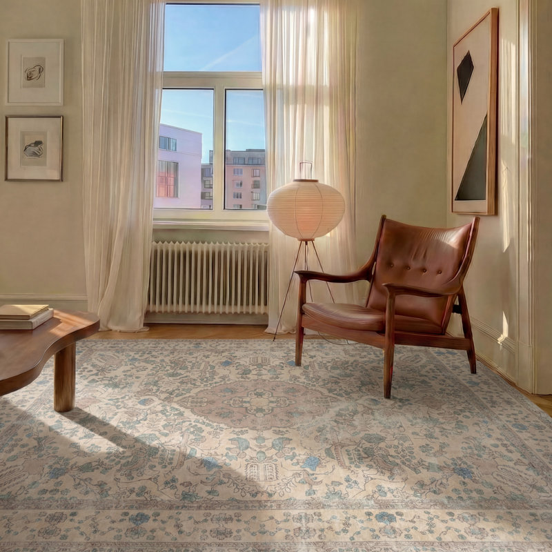Hyssop Easy Care Rug, Rectangle 5' x 8'