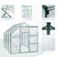 Serre en polycarbonate surélevée 6X10FT-121362691-121362690