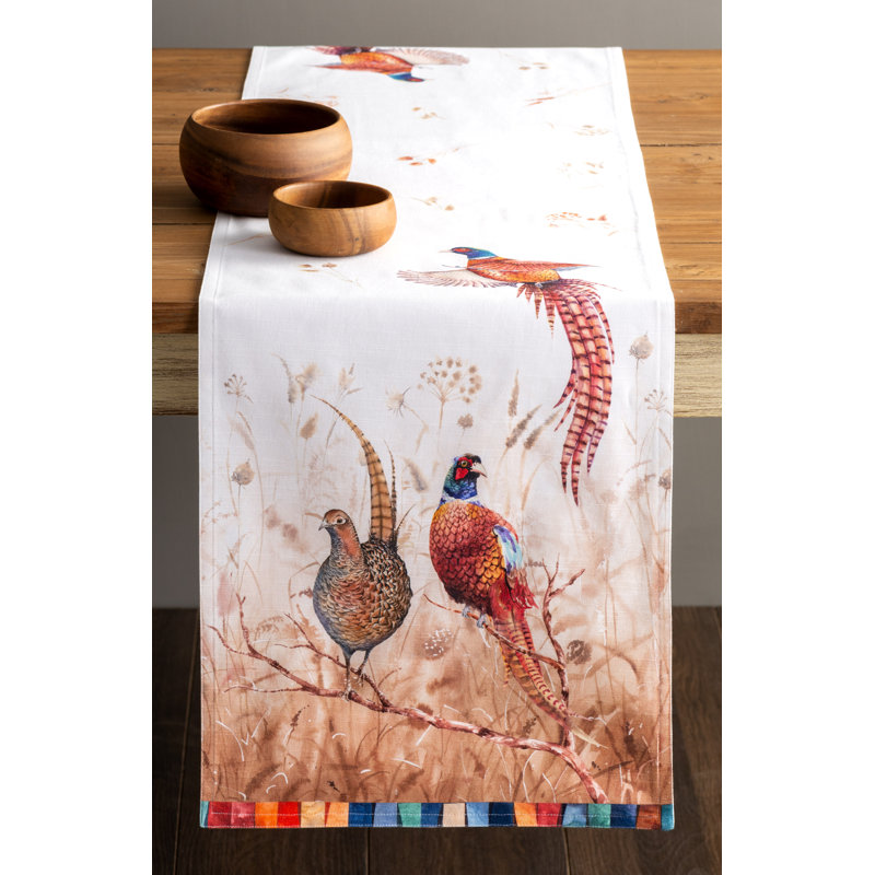 100% Cotton Table Runner, 108" x 14.5"